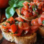 Tomato Basil Bruschetta Recipe