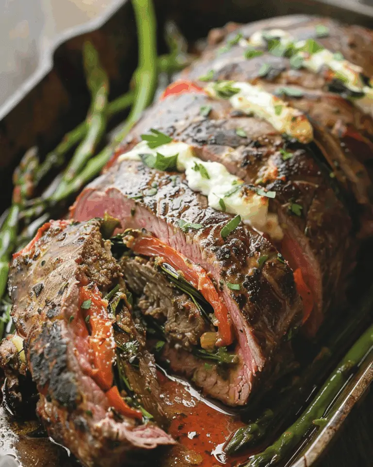 Italian Stuffed Flank Steak
