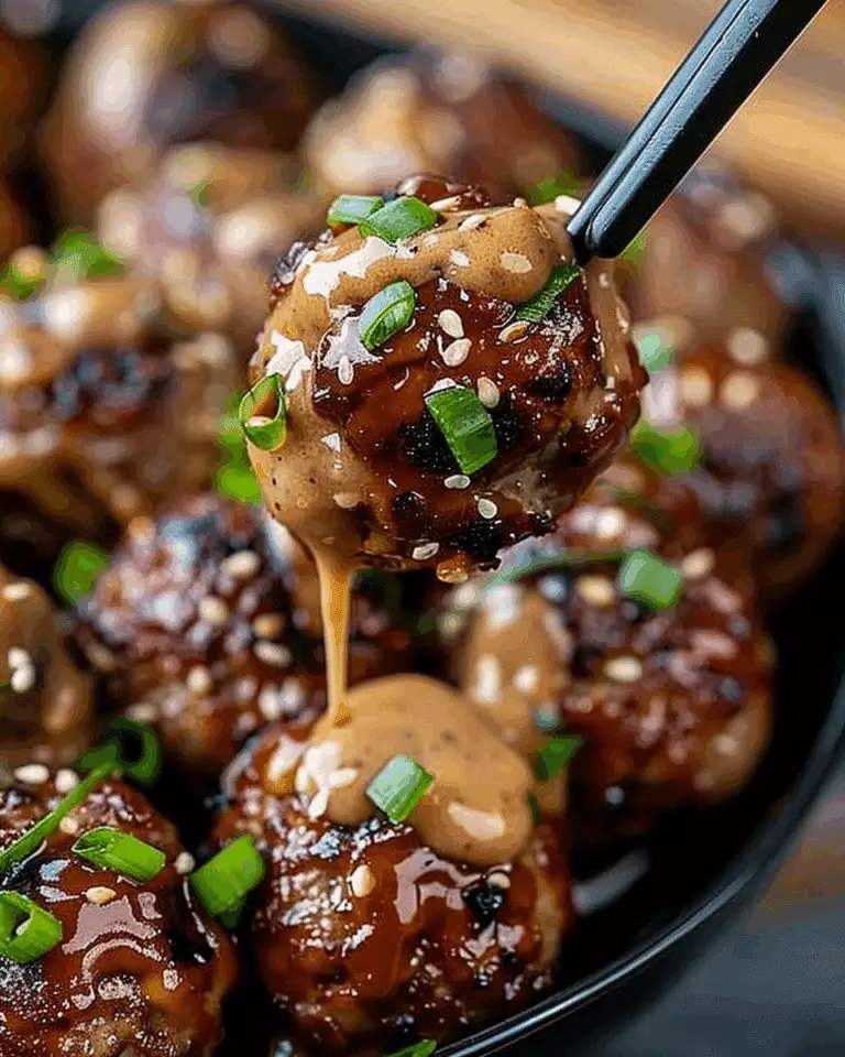 Korean BBQ Meatballs with Spicy Mayo Dip