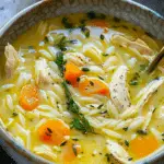 Lemon Egg Chicken Soup