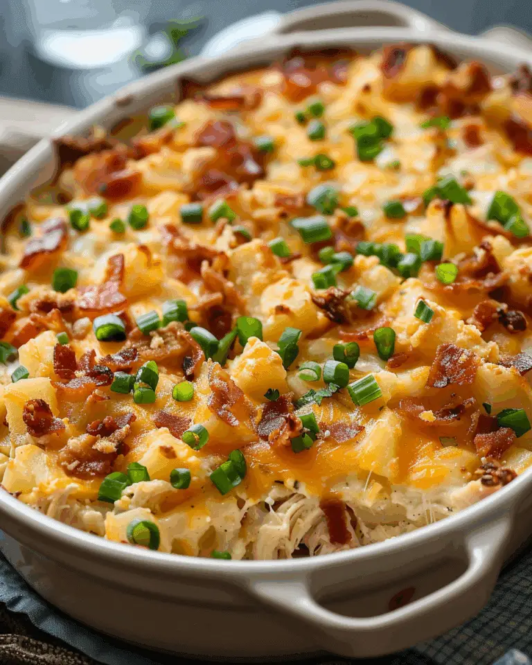 Loaded Potato Ranch Chicken Casserole Recipe