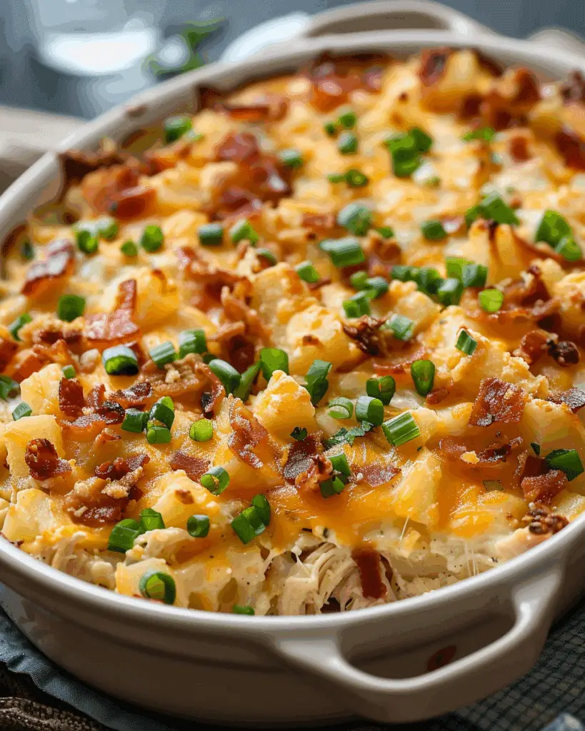 Loaded Potato Ranch Chicken Casserole Recipe