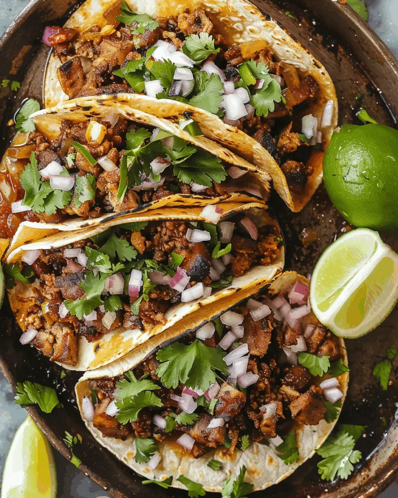 Skirt Steak Tacos with Cilantro and Lime