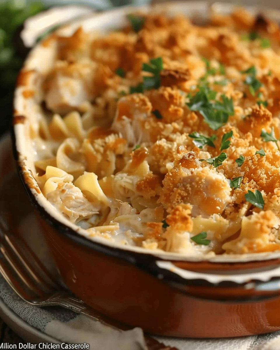 Creamy Chicken Casserole with Buttery Cracker Topping