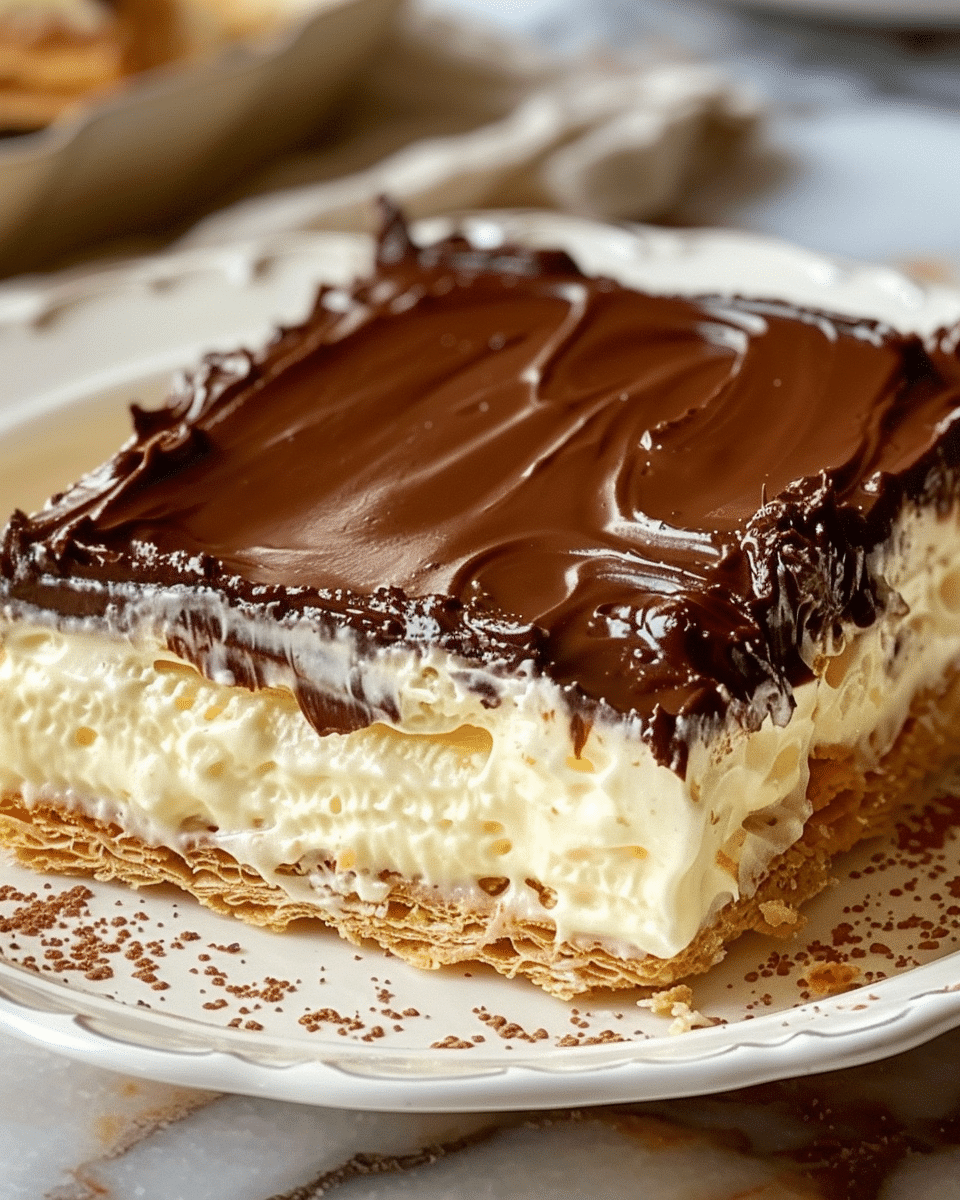 No-Bake Chocolate Lasagna