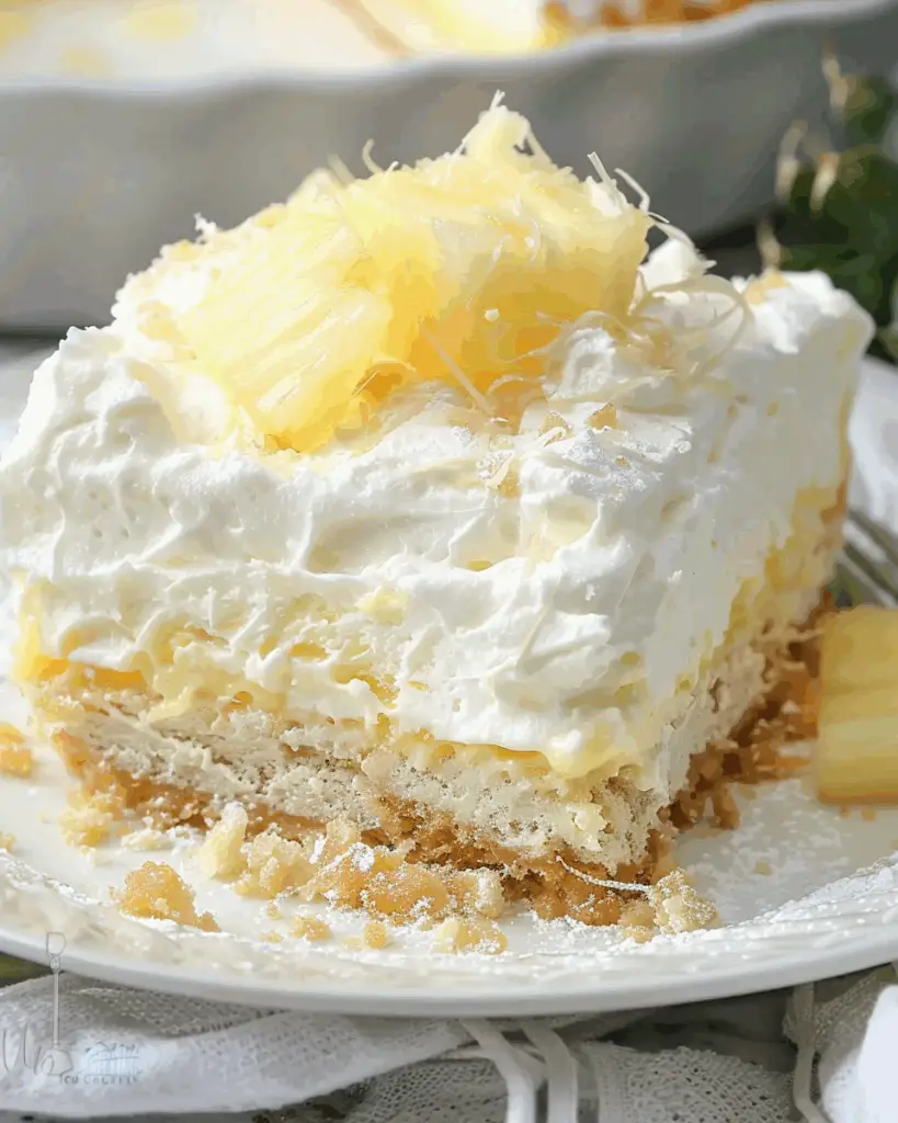 No-Bake Pineapple Cream Dessert