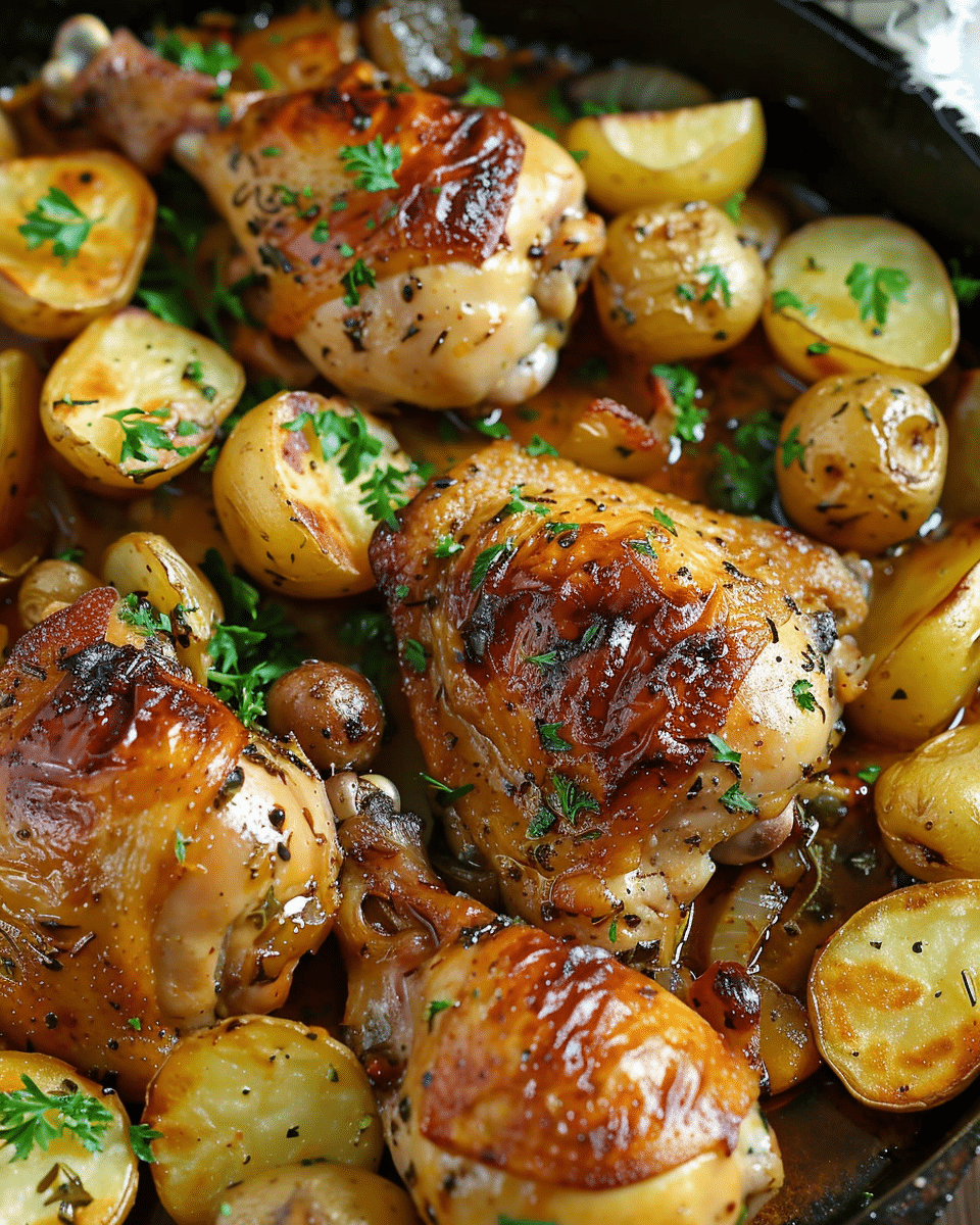 One-Pan Chicken and Potatoes