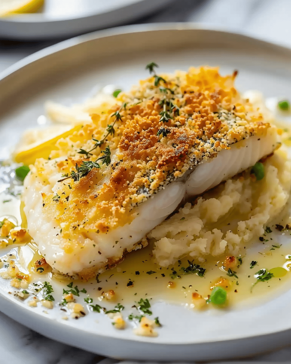 Parmesan-Crusted Sea Bass Recipe