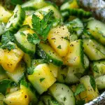 Pineapple Cucumber Salad with Fresh Herbs