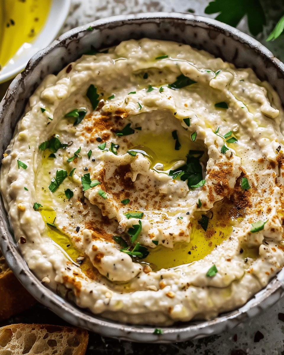 Roasted Eggplant Tahini Dip