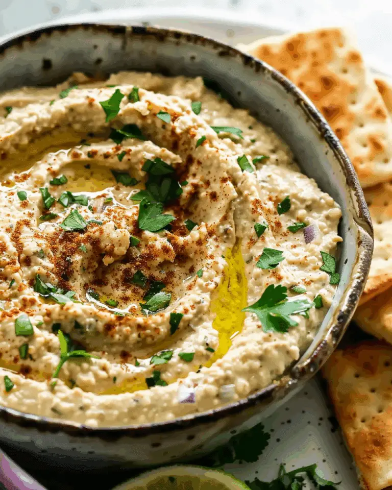 Roasted Eggplant Tahini Dip