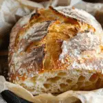 Rustic Italian Crusty Bread