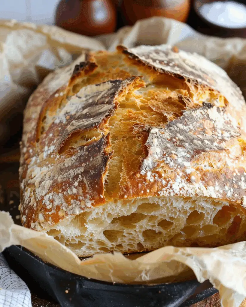Rustic Italian Crusty Bread