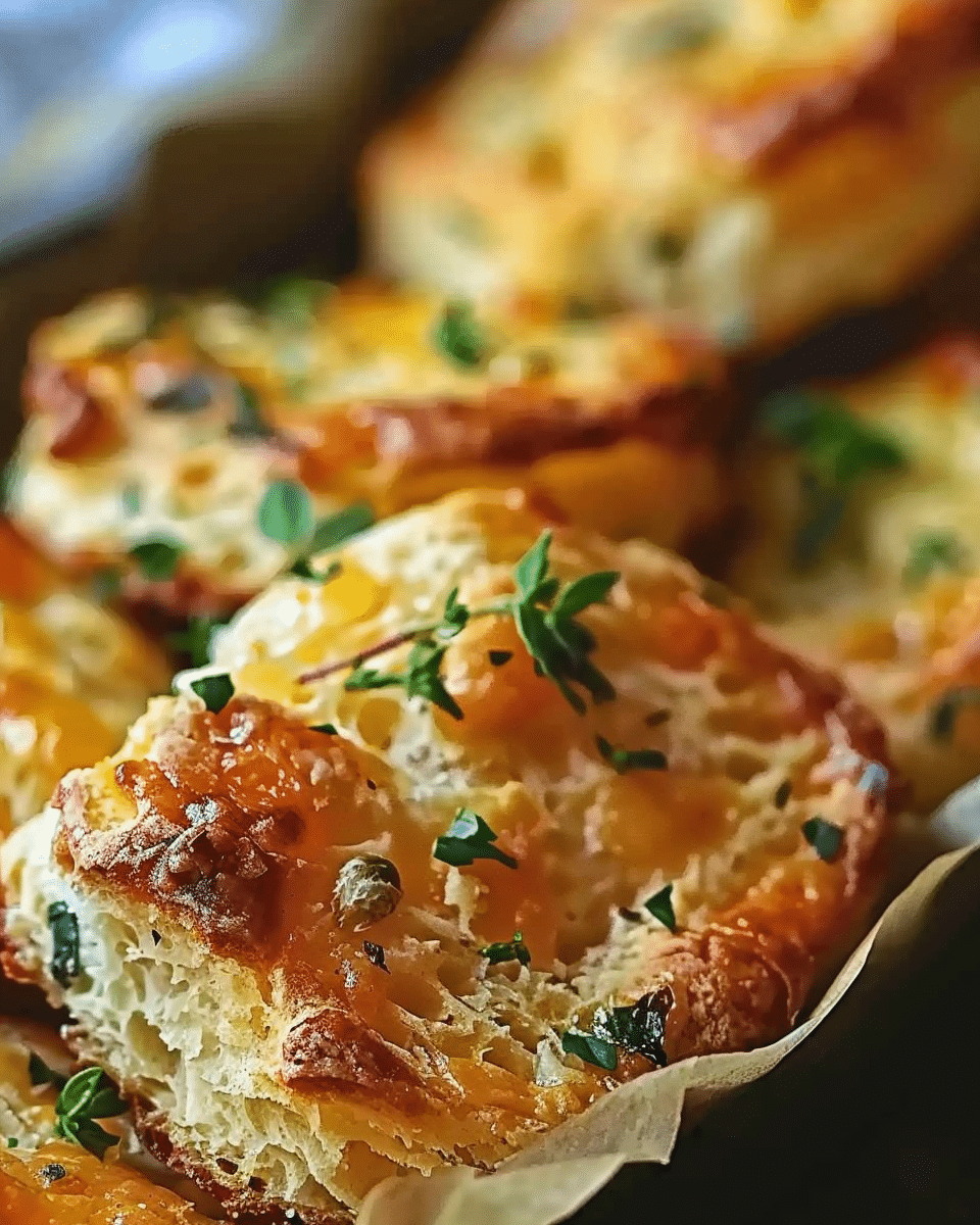 Savory Cheddar Herb Biscuits