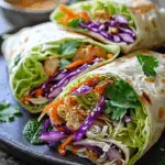 Sesame Cabbage Slaw Wraps