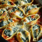 Spinach and Ricotta Stuffed Shells