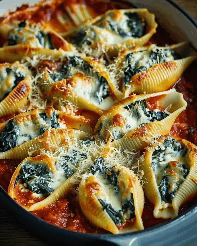 Spinach and Ricotta Stuffed Shells