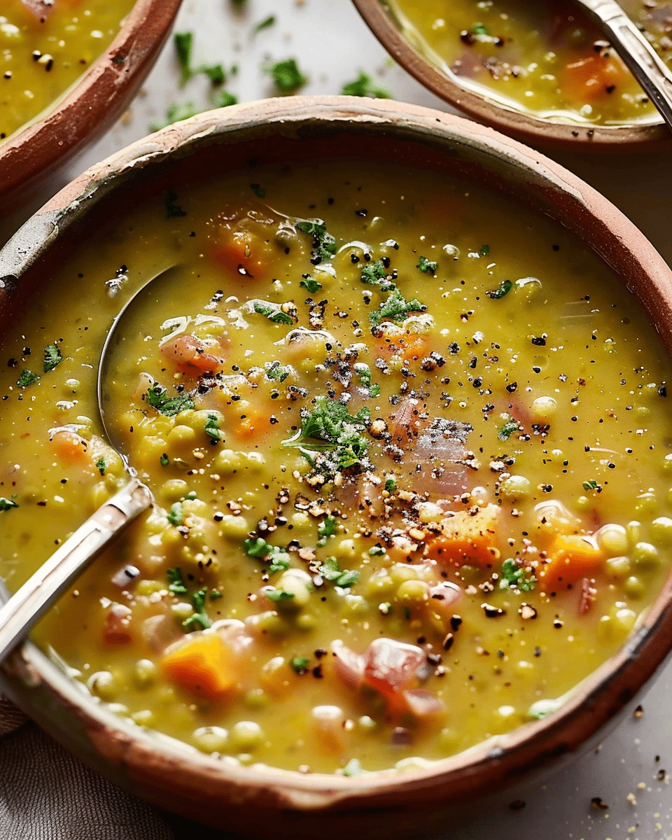 Split Pea Soup with Beef | Kitchen Martha