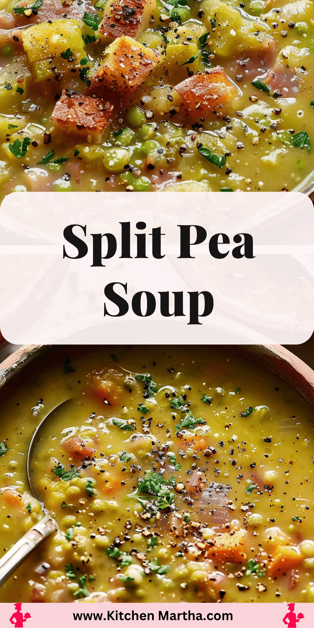 Split Pea Soup with Beef | Kitchen Martha