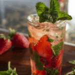 Strawberry Mint Mojito Mocktail