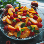 Peach and Seasonal Fruit Salad