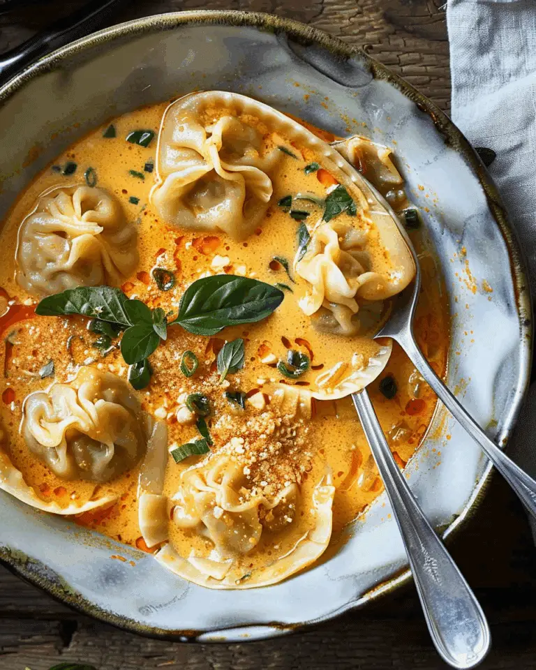 Thai Coconut Curry Dumpling Soup