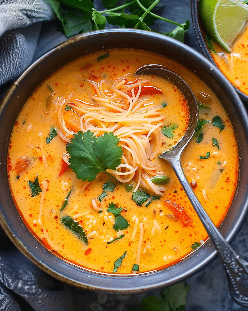 Thai Coconut Curry Soup