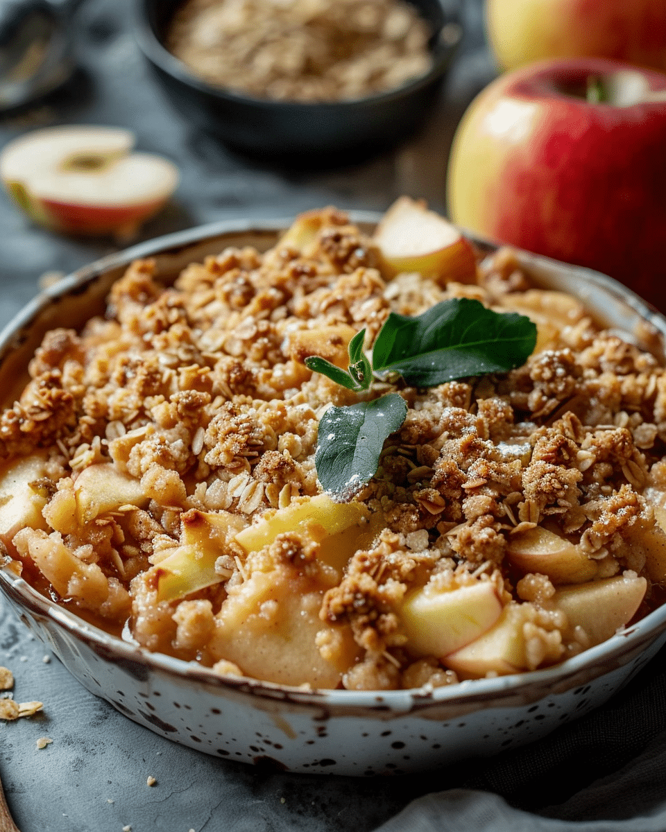The Best Apple Crumble