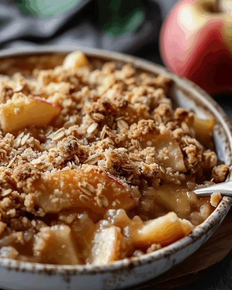 The Best Apple Crumble