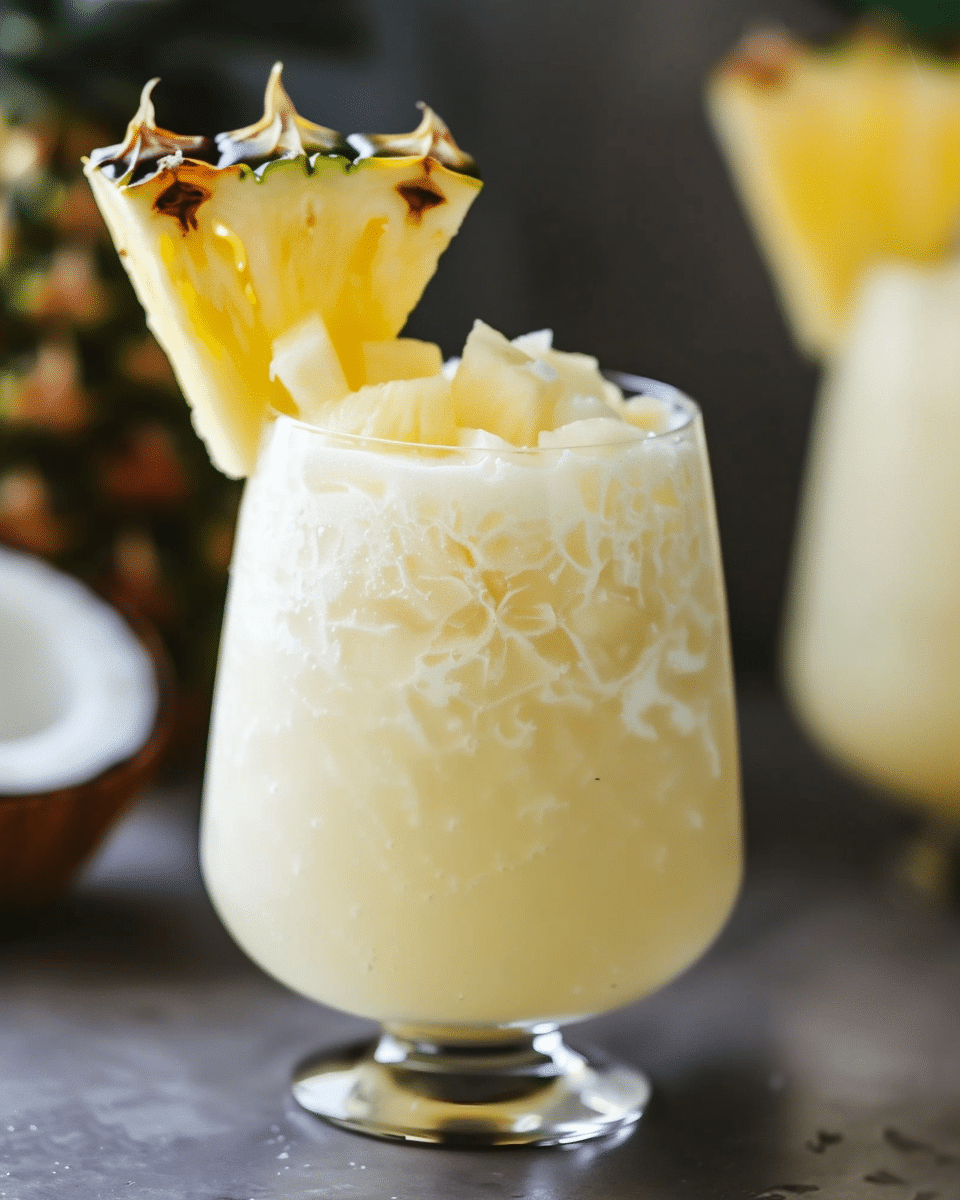 Tropical Pineapple Coconut Drink
