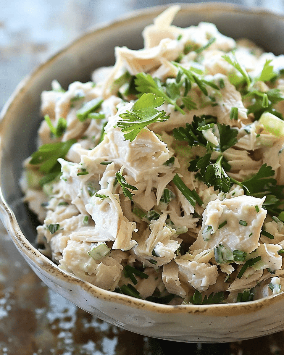 Turkey Salad with Fresh Herbs