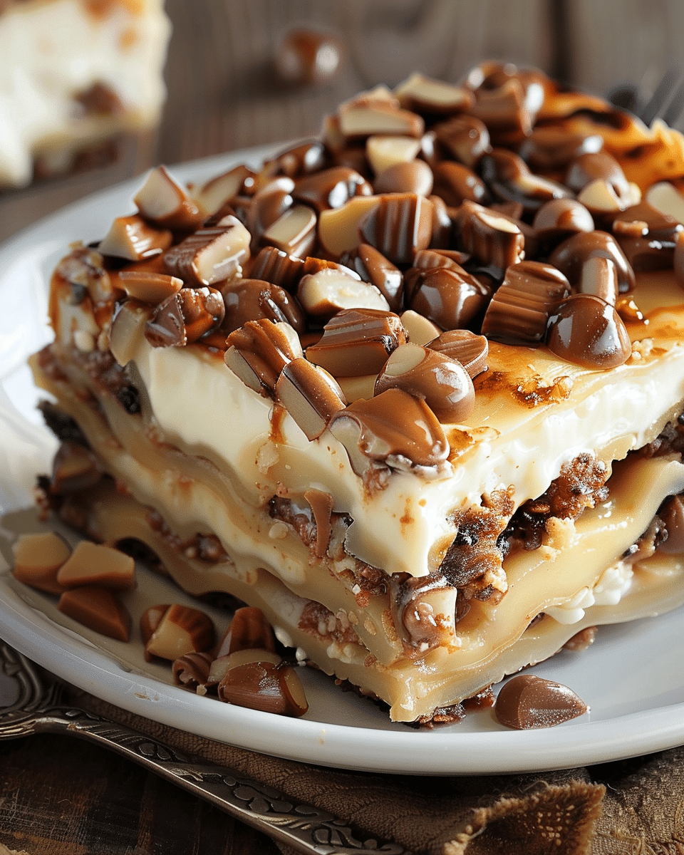 Turtle Lasagna Dessert