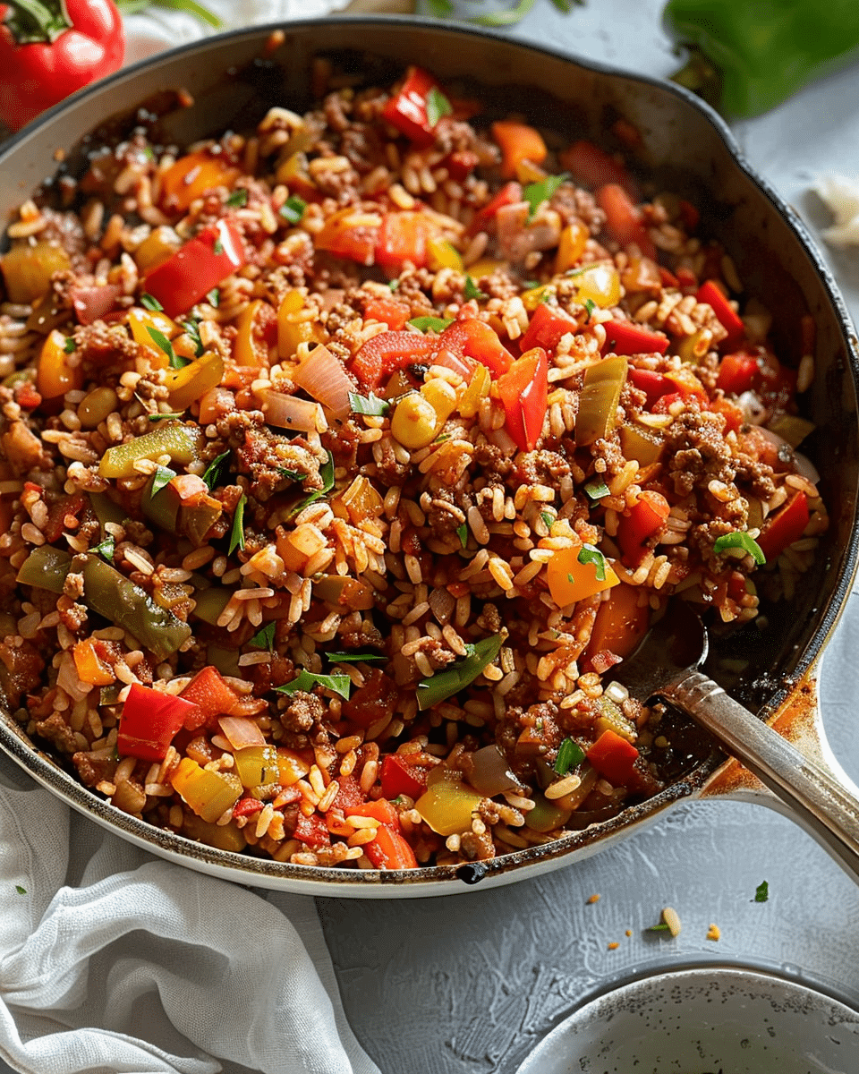 Unstuffed Pepper Skillet Recipe
