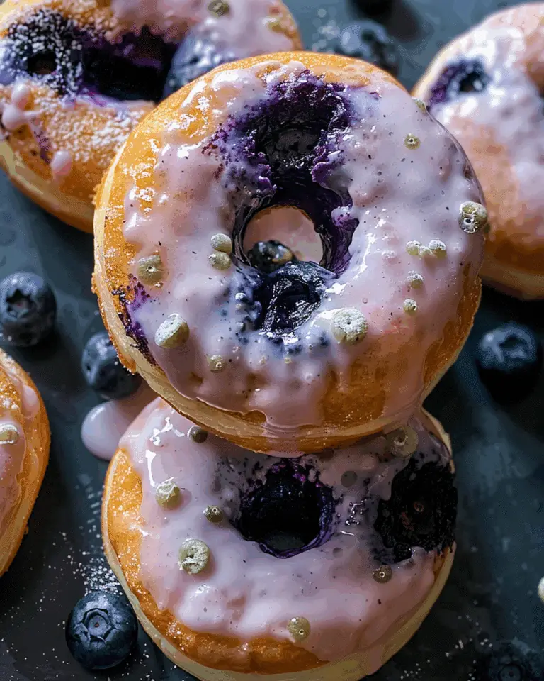 Vegan Blueberry Donuts Recipe