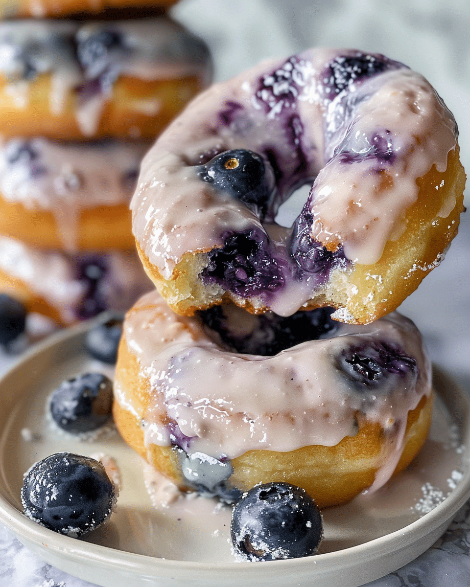 Vegan Blueberry Donuts Recipe