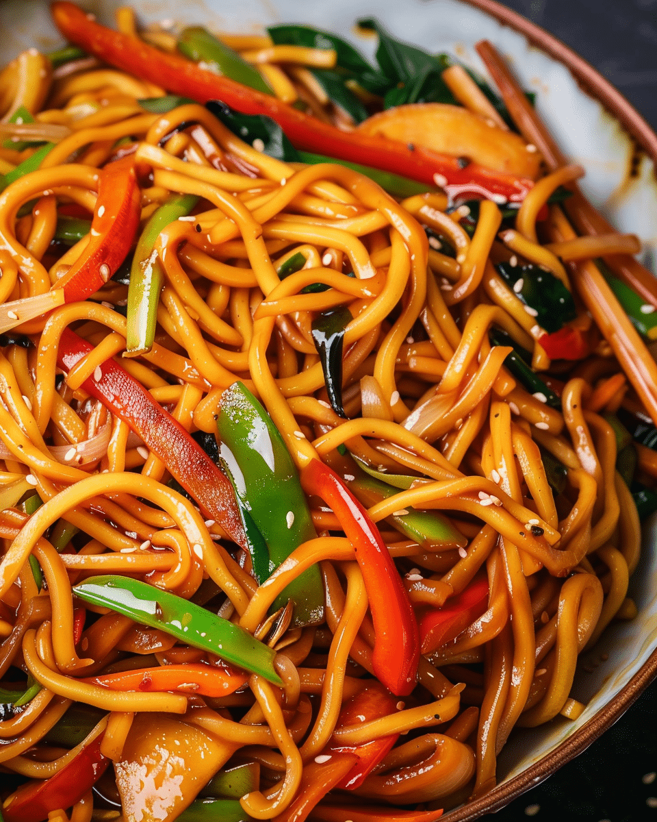 Vegan Veggie Lo Mein