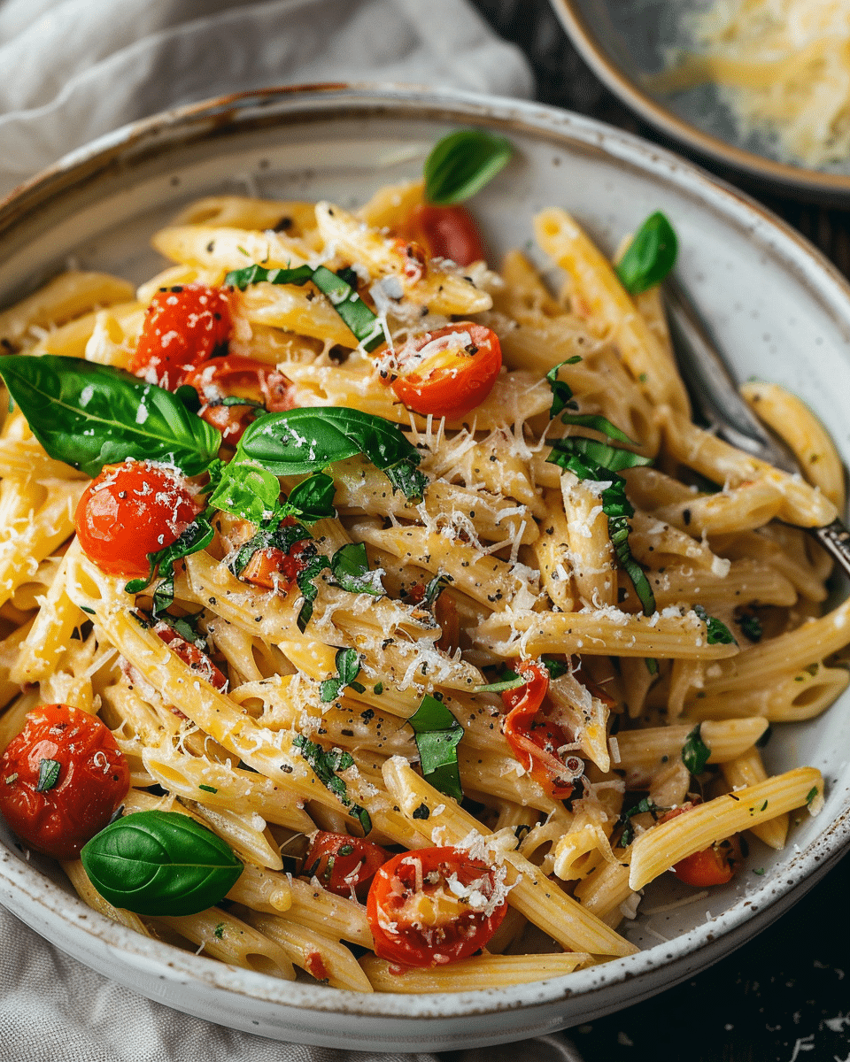 Creamy Spinach and Ricotta Pasta