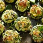 Zucchini Garlic Bites