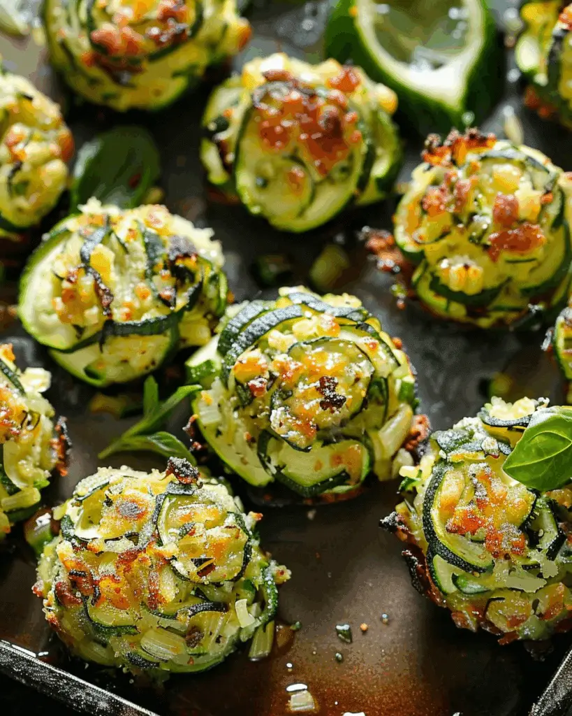 Zucchini Garlic Bites