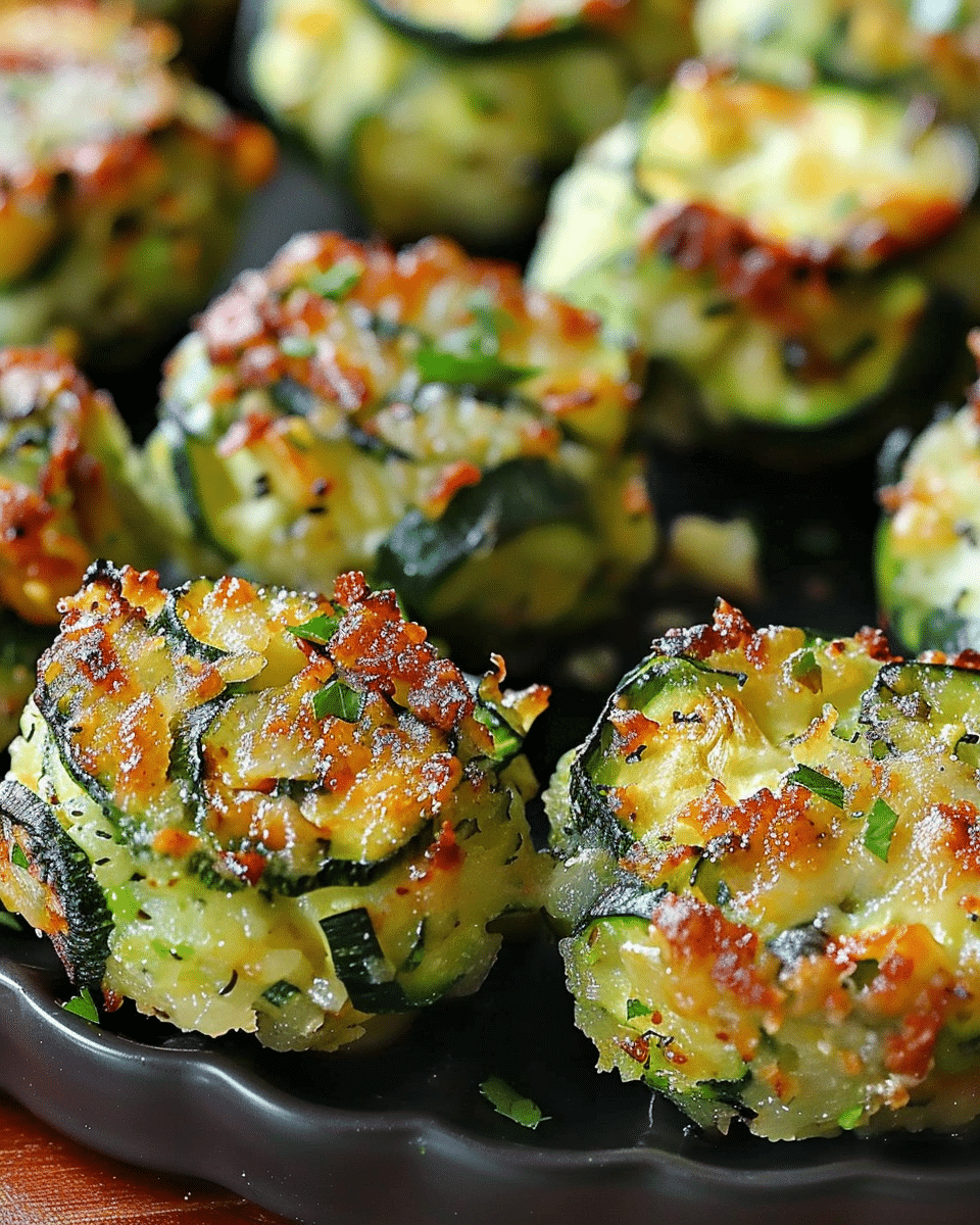 Zucchini Garlic Bites