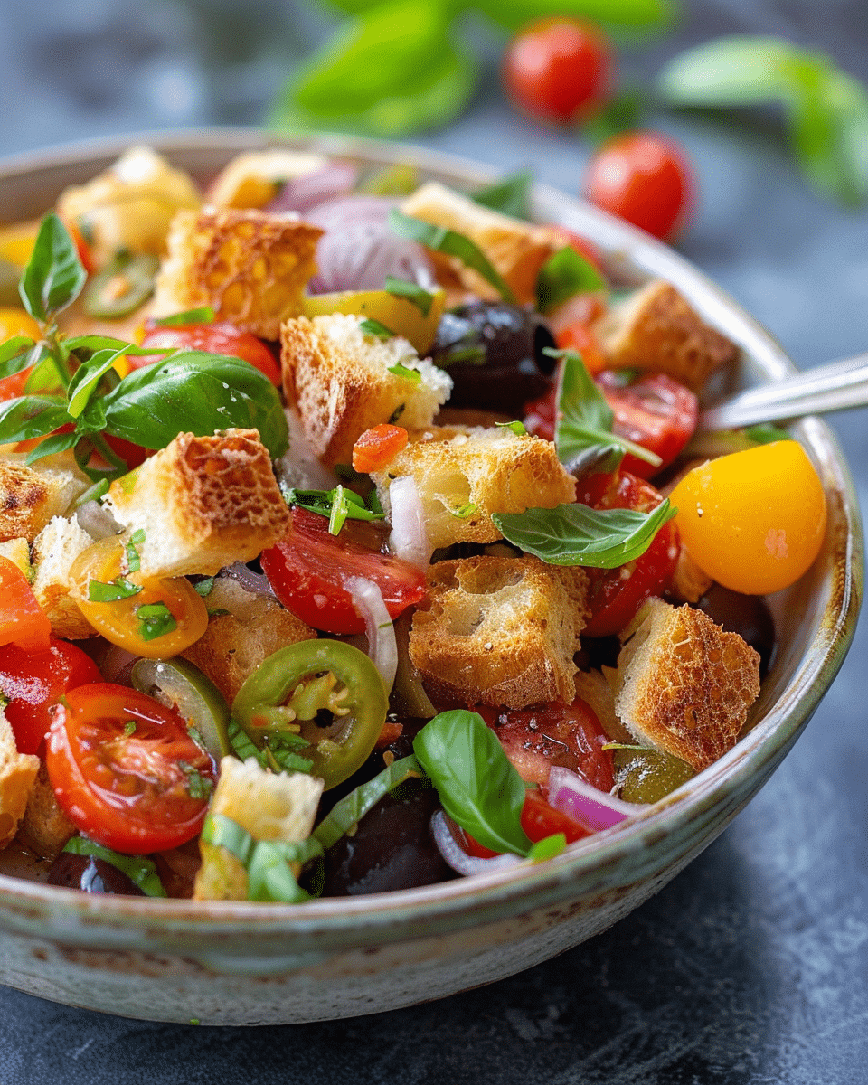 Authentic Panzanella Salad