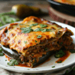 Baked Beef Chiles Rellenos Casserole
