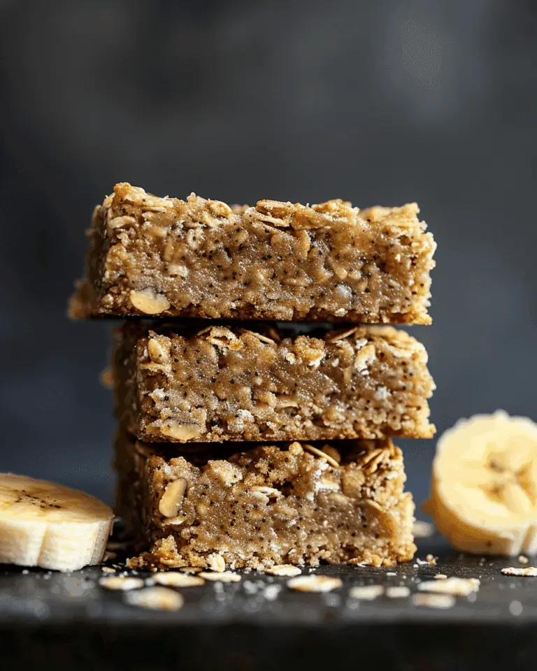 Banana Oatmeal Bars
