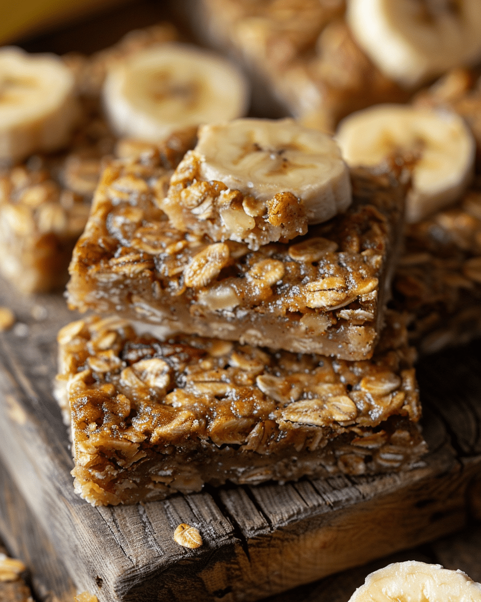 Banana Oatmeal Bars
