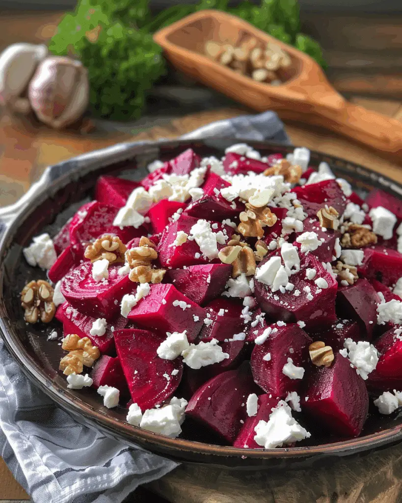 Beet Salad with Goat Cheese & Walnuts Recipe