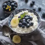 Blueberry Cottage Cheese Breakfast