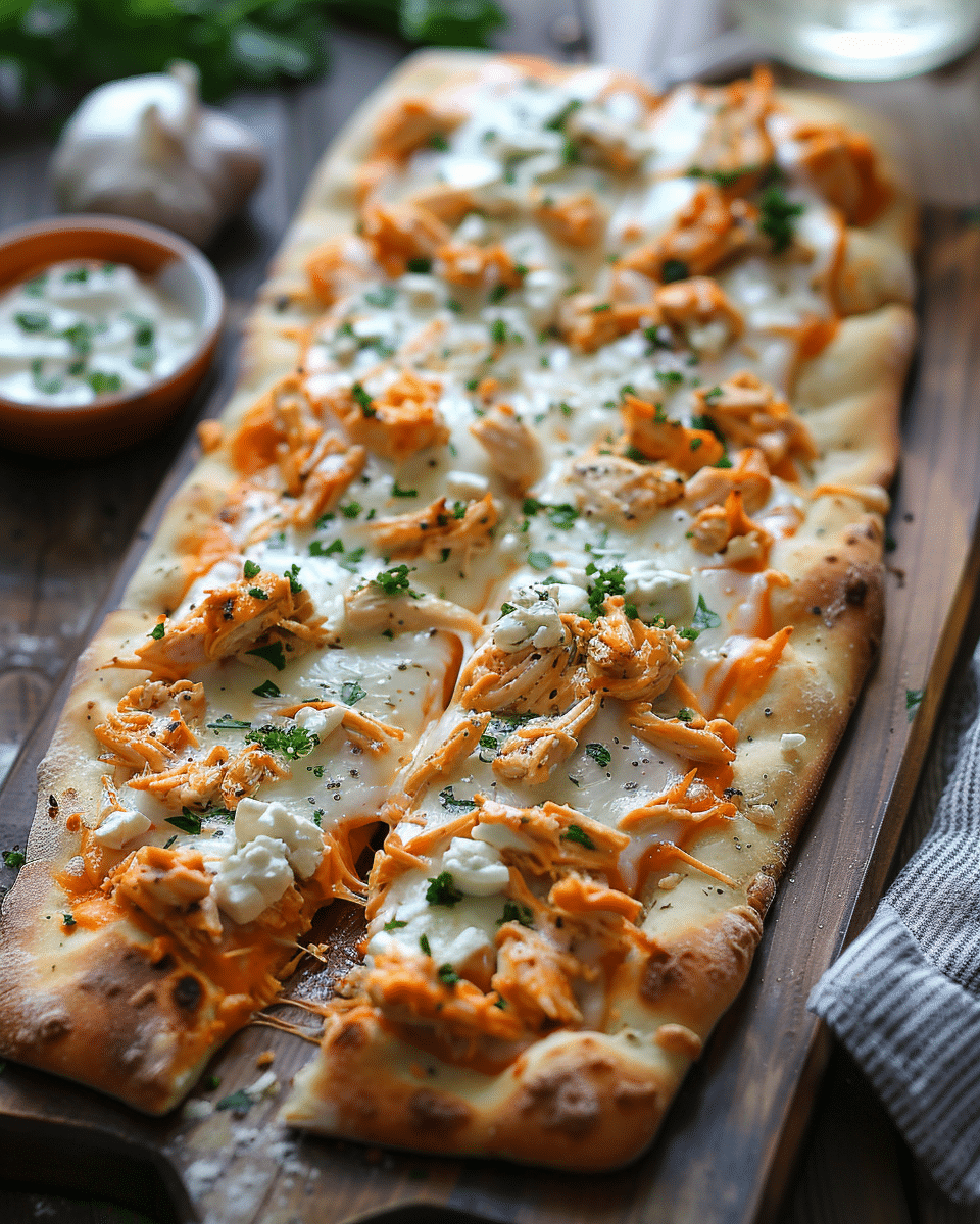 Buffalo Chicken Flatbread
