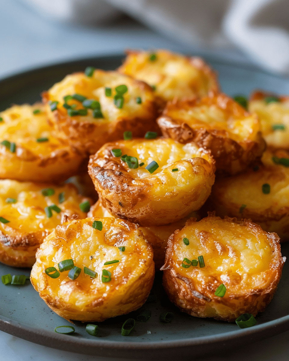 Cheesy Mashed Potato Puffs