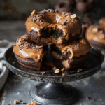 Chocolate Peanut Butter Cup Stuffed Donuts Recipe