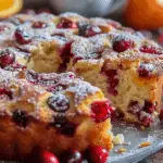 Cranberry Orange Breakfast Cake Recipe